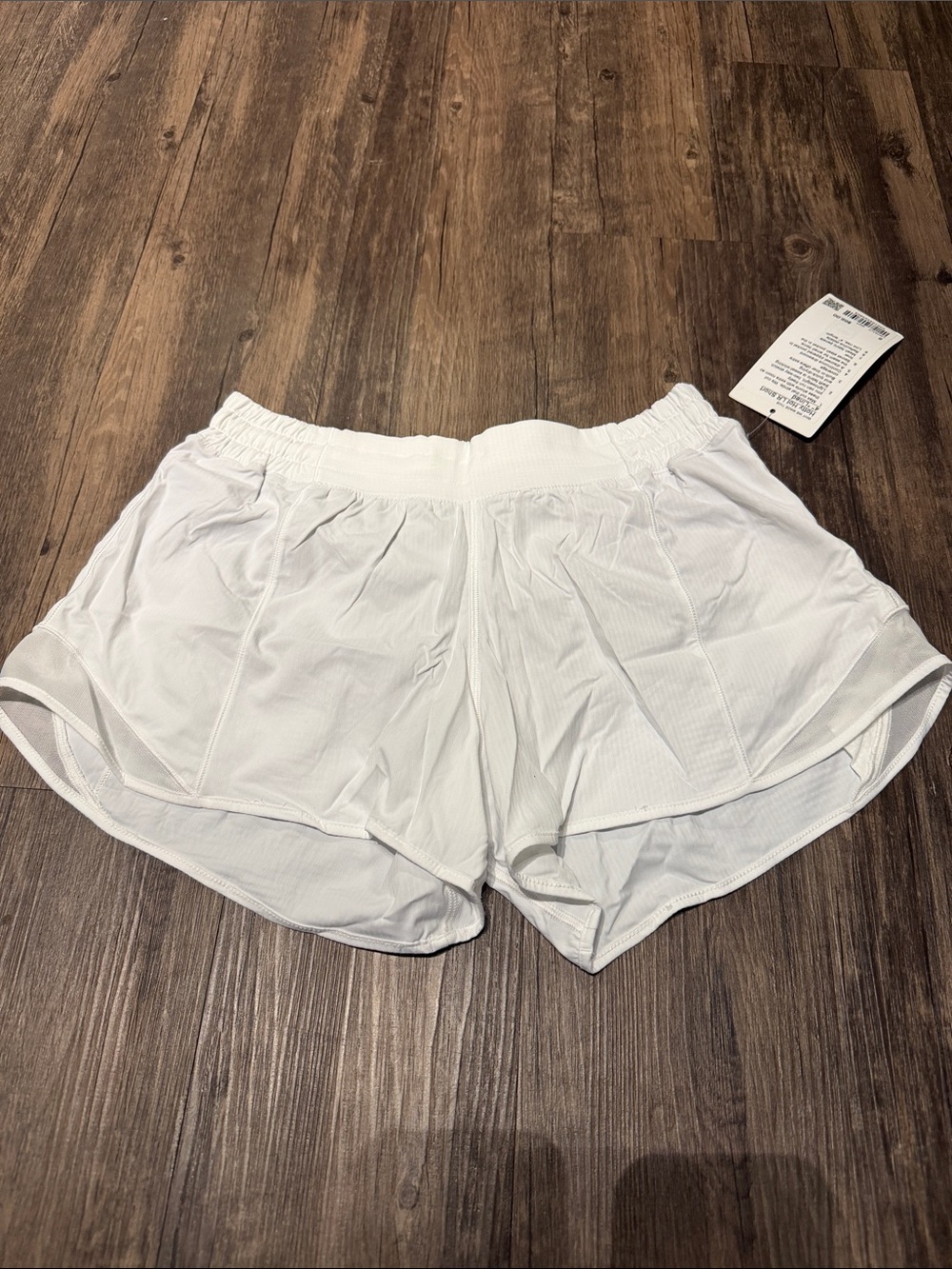 lululemon athletica White Women's Athletic Shorts with Built-In Liner